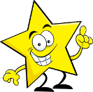 Cartoon star with an idea. stock vector. Illustration of constellation -  32019422